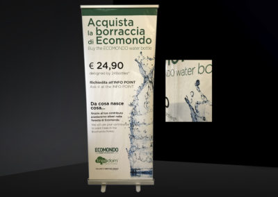 rollup 80x200 HDPE reinforced banner